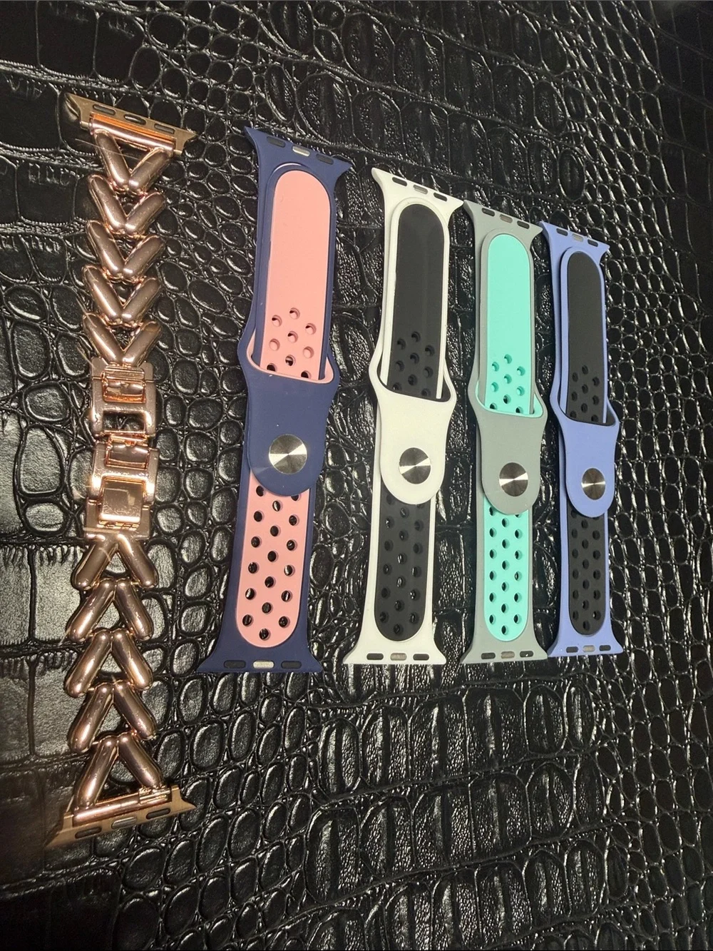 Silicone Sport Watch Bands Apple Compatible 38 40